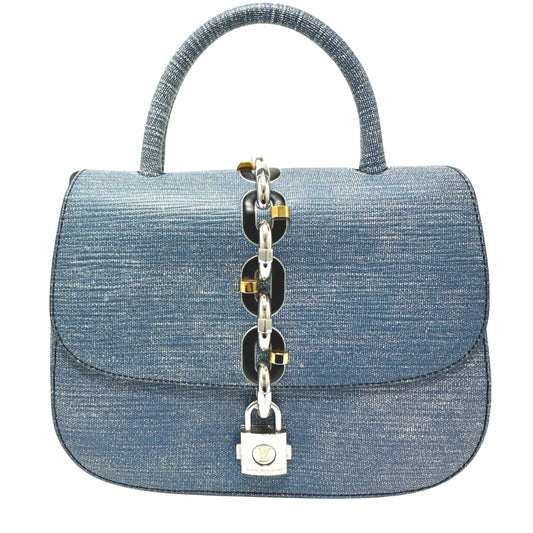 Louis Vuitton Blue Leather Handbag