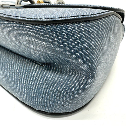 Louis Vuitton Blue Leather Handbag