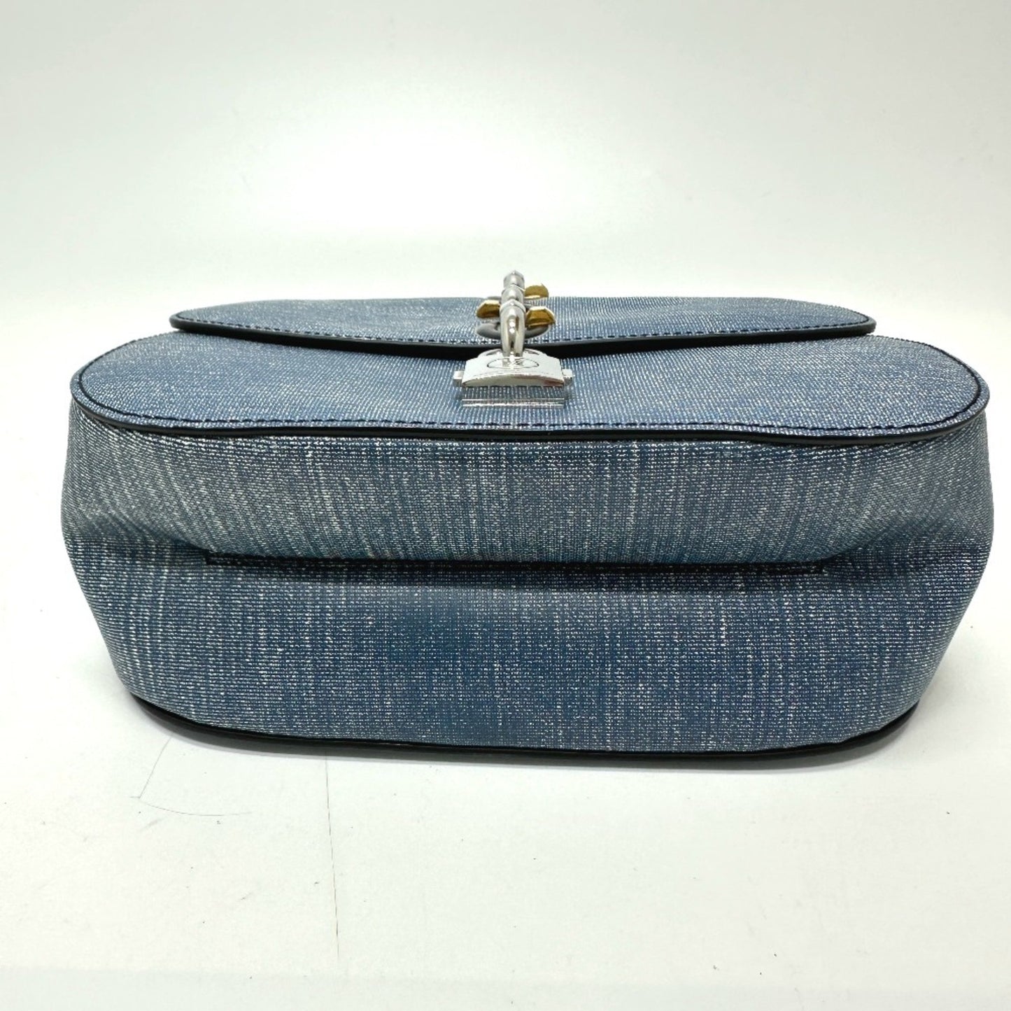 Louis Vuitton Blue Leather Handbag
