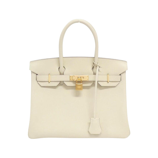 Hermès Gold Leather Handbag