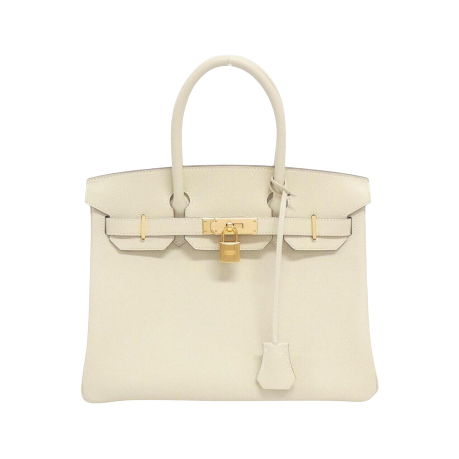 Hermès Gold Leather Handbag