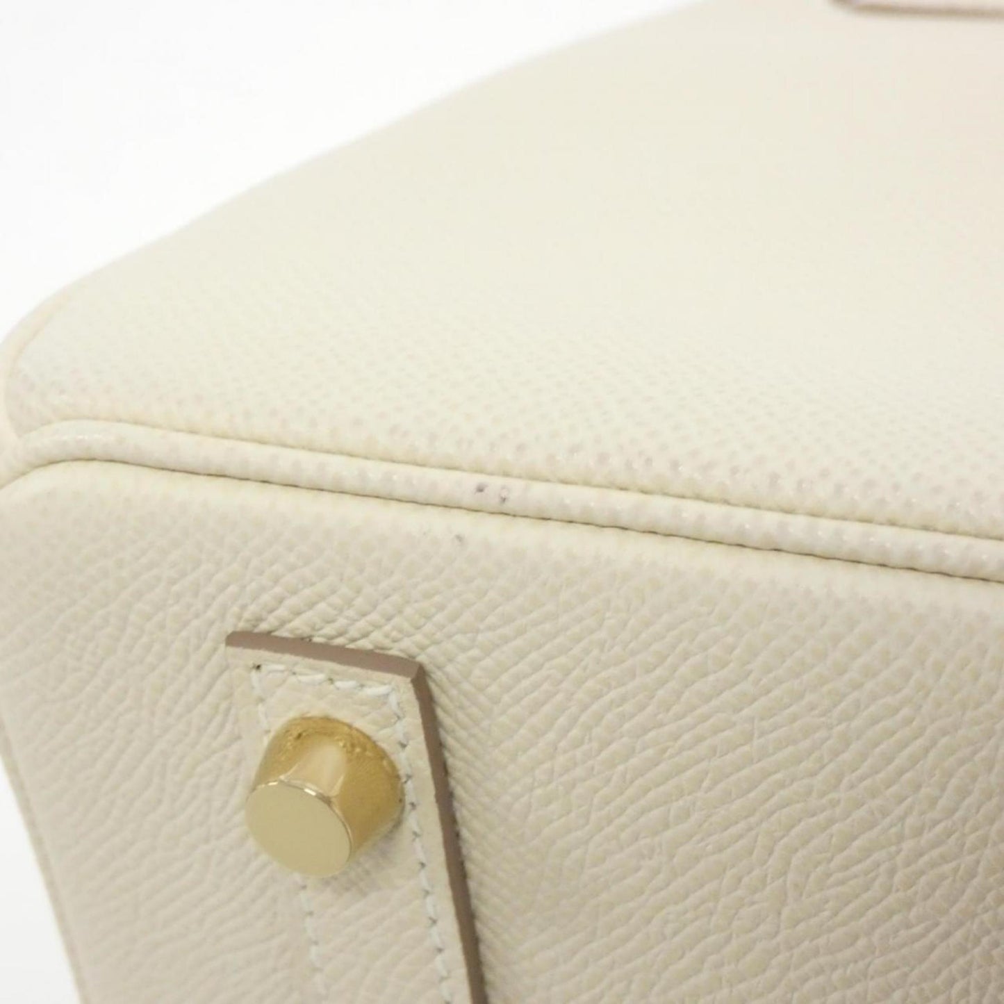 Hermès Gold Leather Handbag