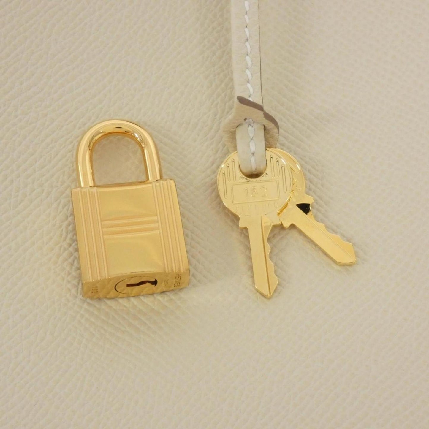 Hermès Gold Leather Handbag