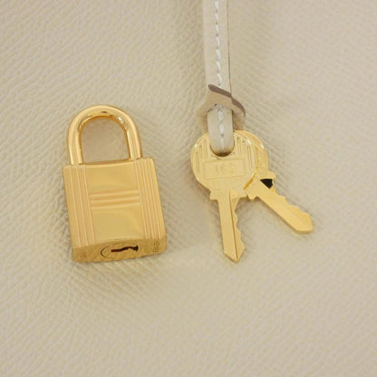 Hermès Gold Leather Handbag