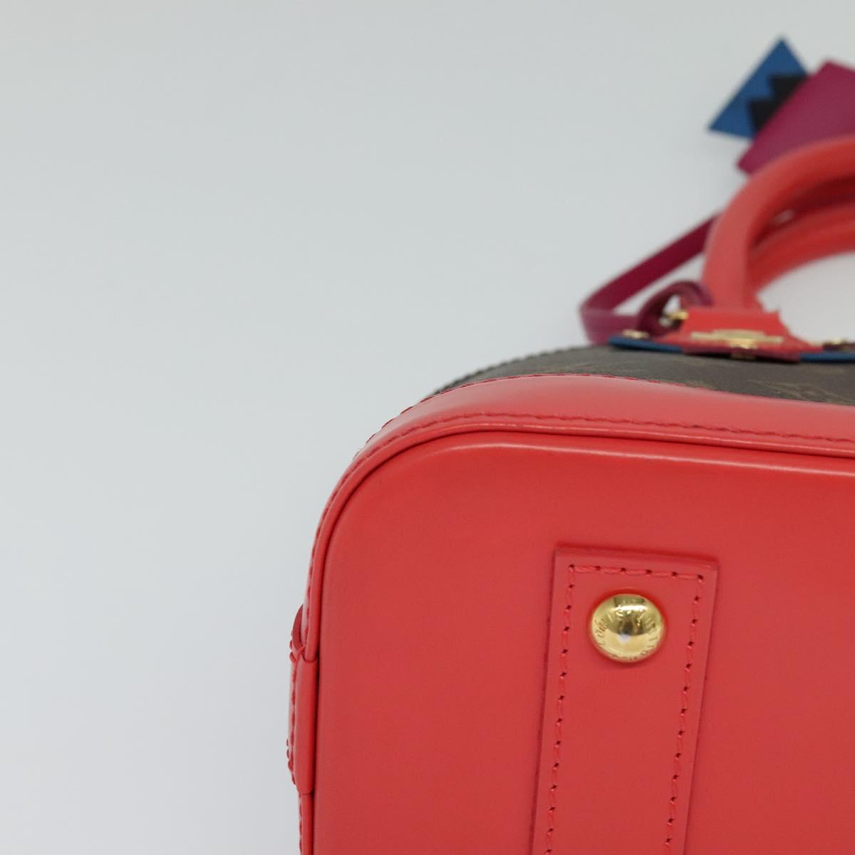 Louis Vuitton Red Canvas Alma Bb