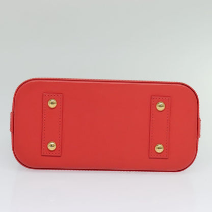 Louis Vuitton Red Canvas Alma Bb