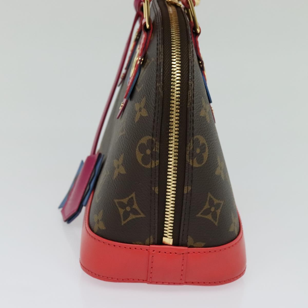 Louis Vuitton Red Canvas Alma Bb