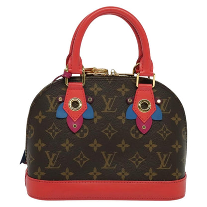 Louis Vuitton Red Canvas Alma Bb