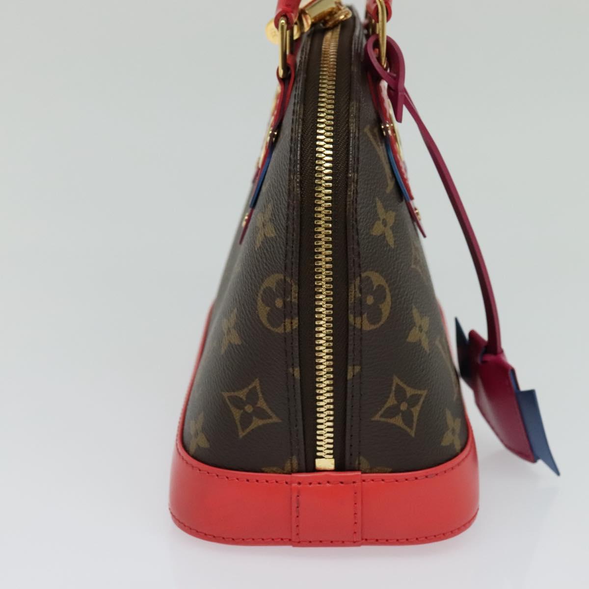 Louis Vuitton Red Canvas Alma Bb