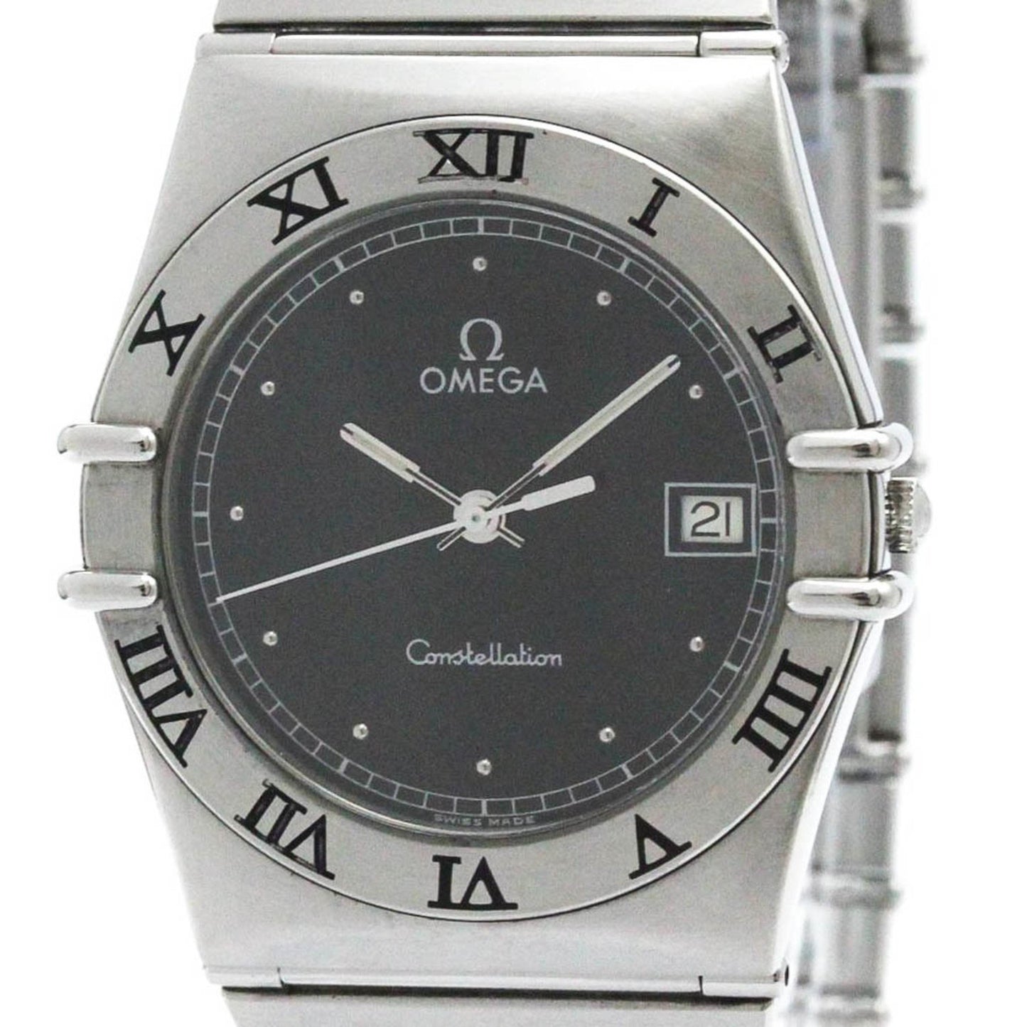 Omega Black Steel Constellation