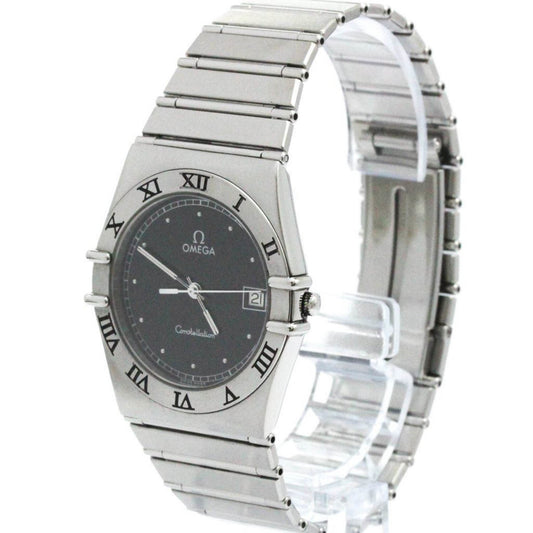 Omega Black Steel Constellation