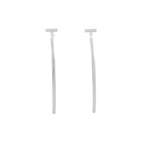 Chanel Silver Metal Earring