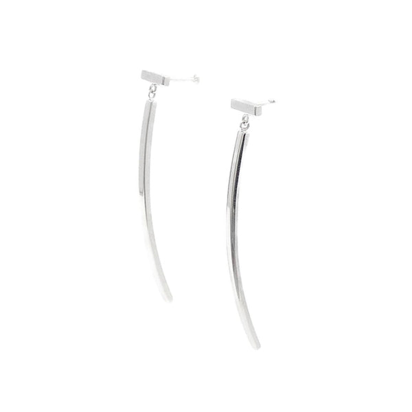 Chanel Silver Metal Earring