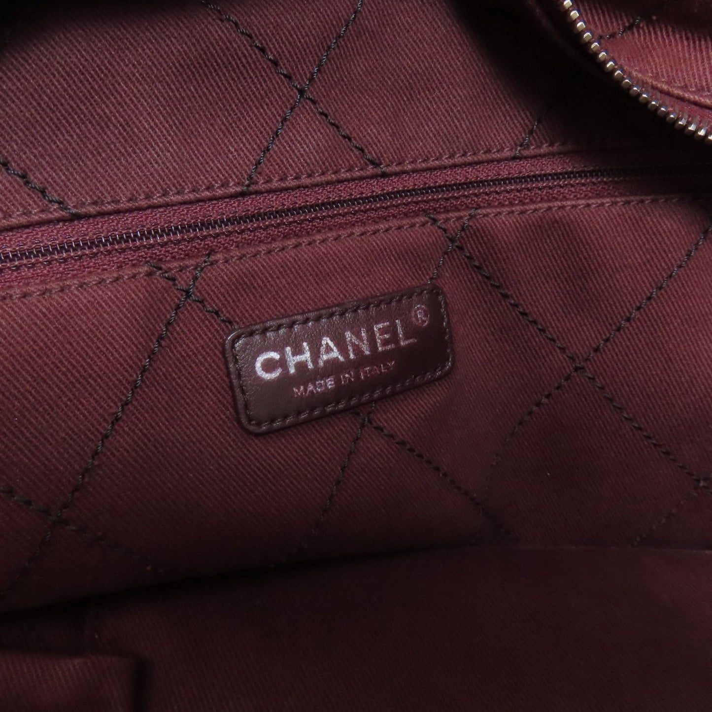 Chanel Black Leather Grand Shopping