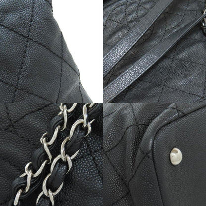 Chanel Black Leather Grand Shopping