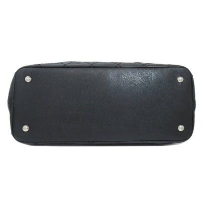 Chanel Black Leather Grand Shopping