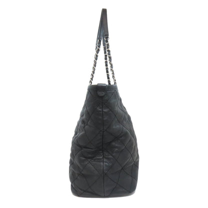 Chanel Black Leather Grand Shopping