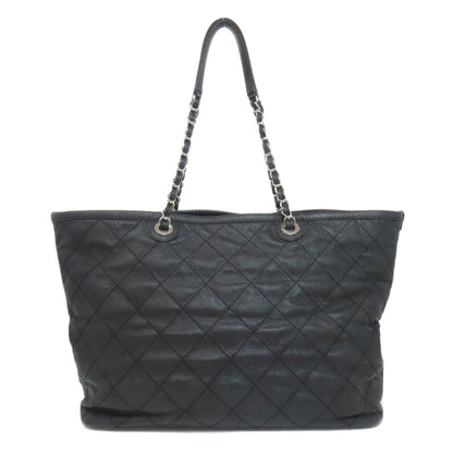 Chanel Black Leather Grand Shopping