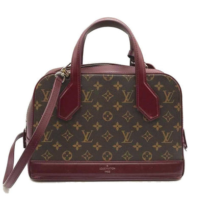 Louis Vuitton Black Leather Alma