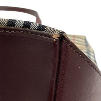 Burberry Brown Canvas Nova Check