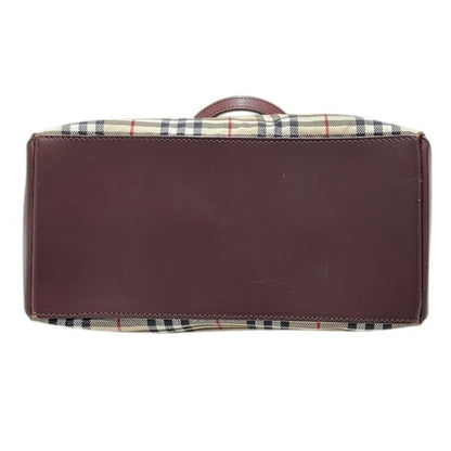 Burberry Brown Canvas Nova Check
