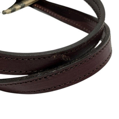 Burberry Brown Canvas Nova Check
