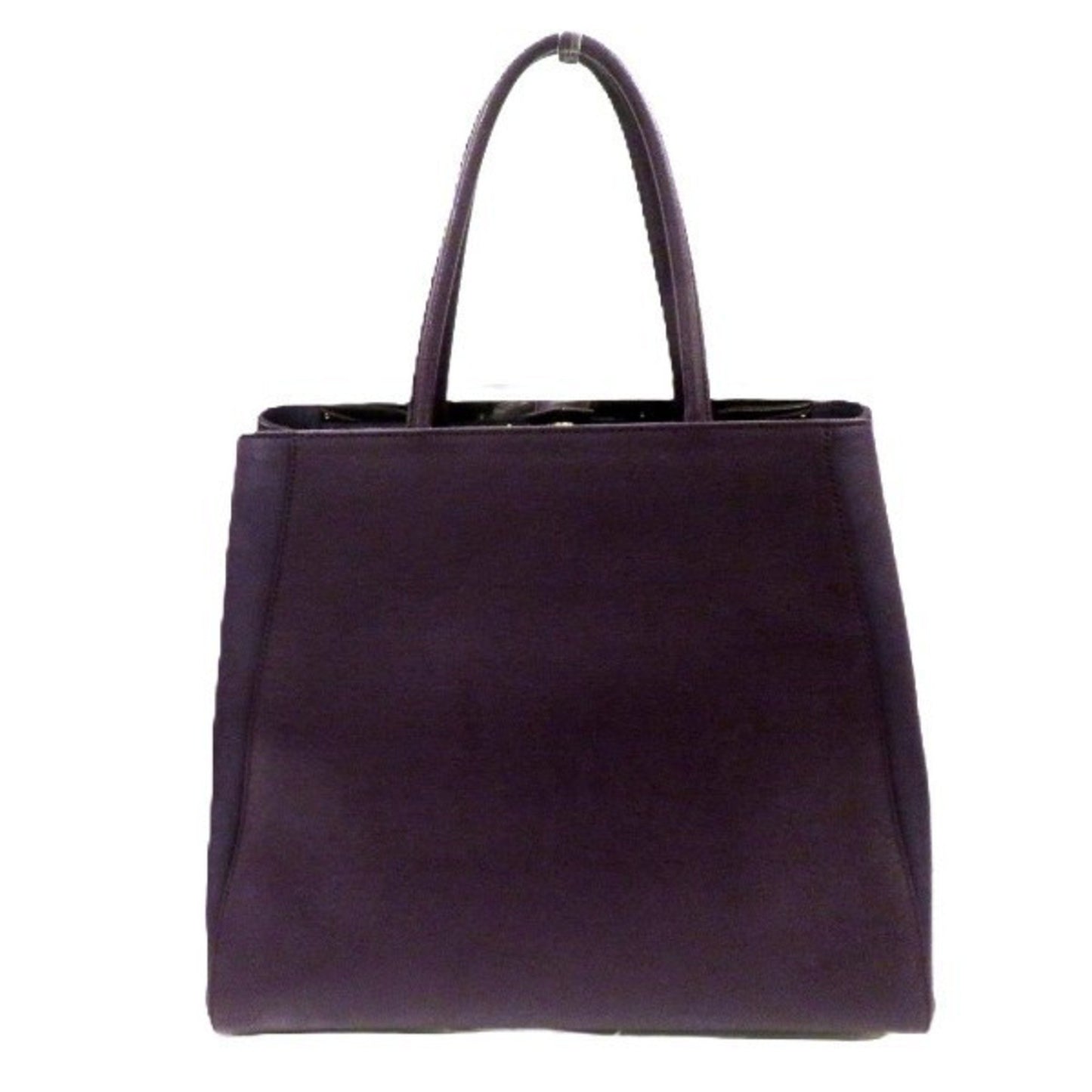Fendi Purple Leather Tote