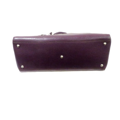 Fendi Purple Leather Tote