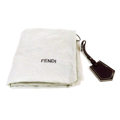 Fendi Purple Leather Tote