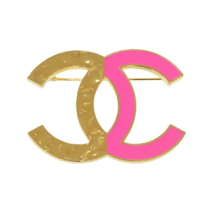 Chanel Gold Gold Plated Coco Mark