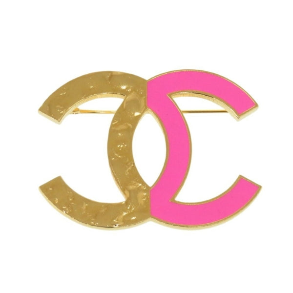Saint Laurent Gold Metal Cassandre