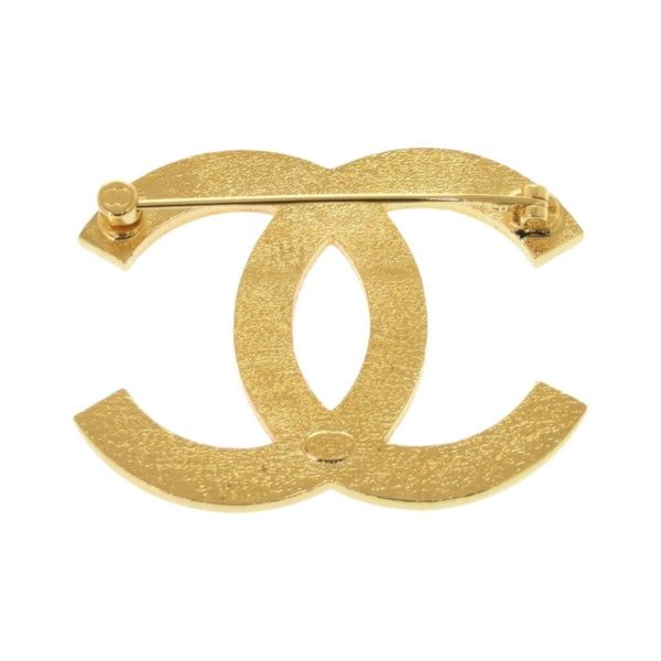Chanel Gold Gold Plated Coco Mark