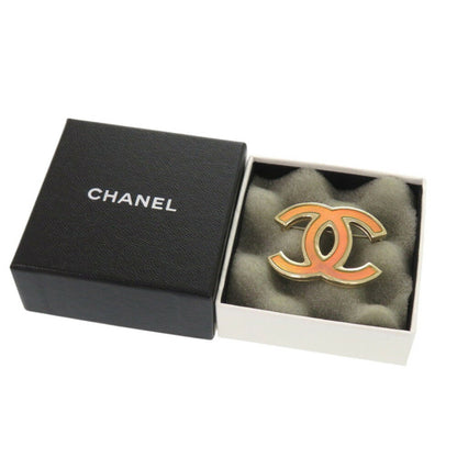 Chanel Gold Gold Plated Coco Mark