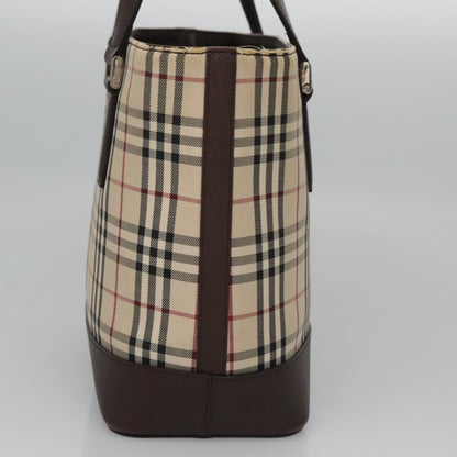 Burberry Brown Canvas House Check