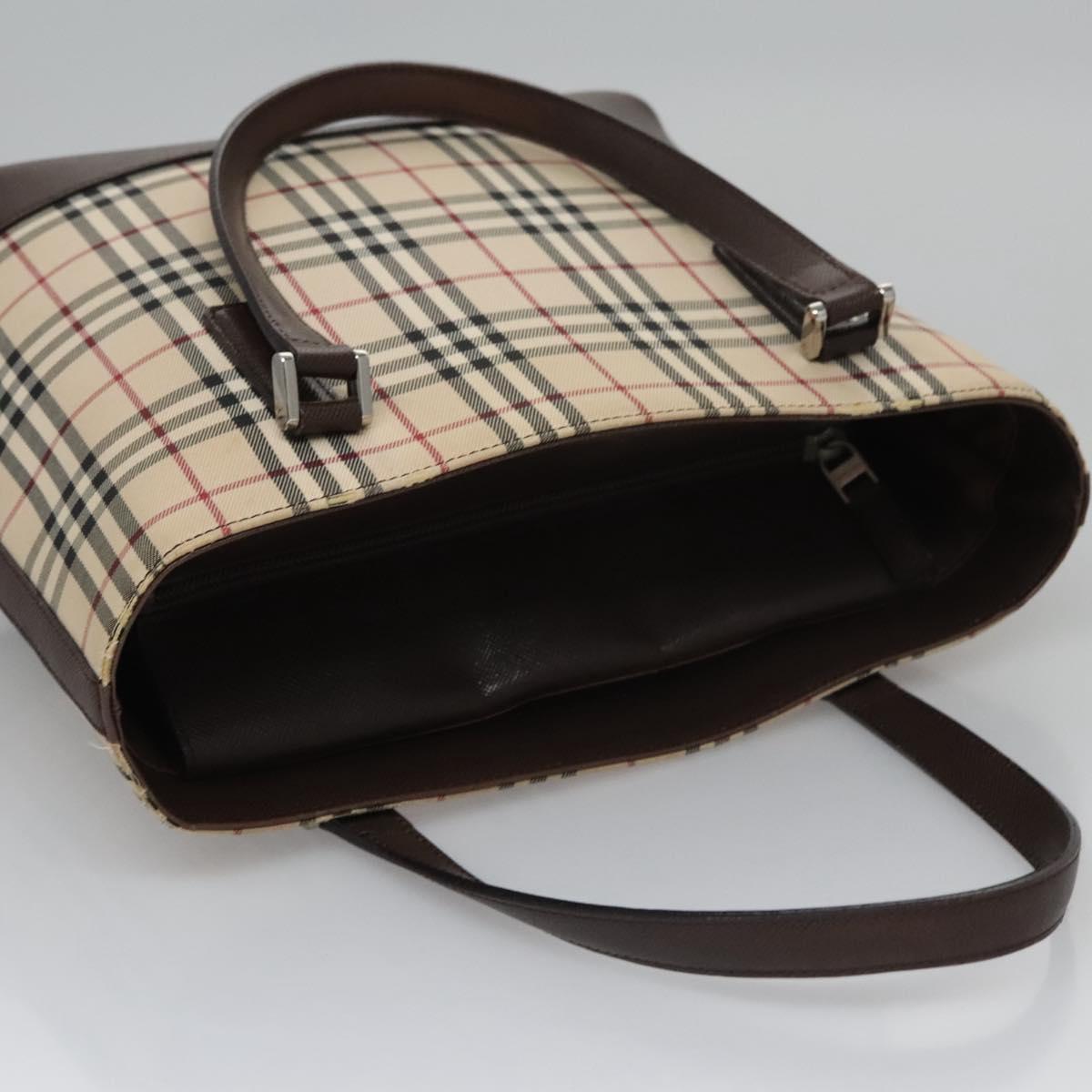 Burberry Brown Canvas House Check