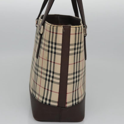 Burberry Brown Canvas House Check