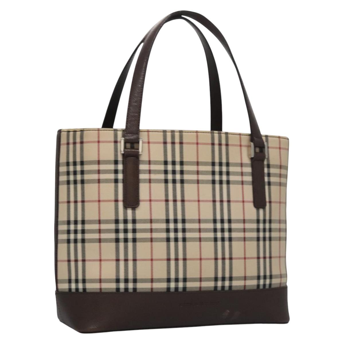 Burberry Brown Canvas House Check
