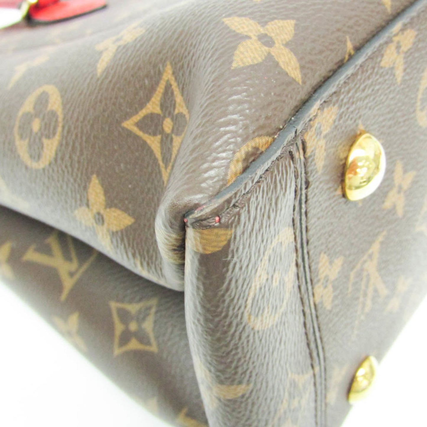 Louis Vuitton Brown Canvas Flower