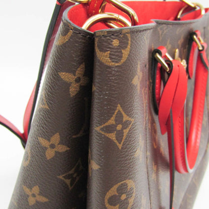 Louis Vuitton Brown Canvas Flower