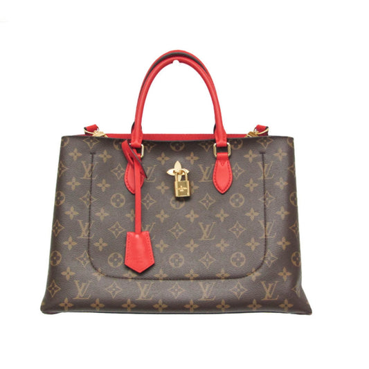 Louis Vuitton Brown Canvas Flower