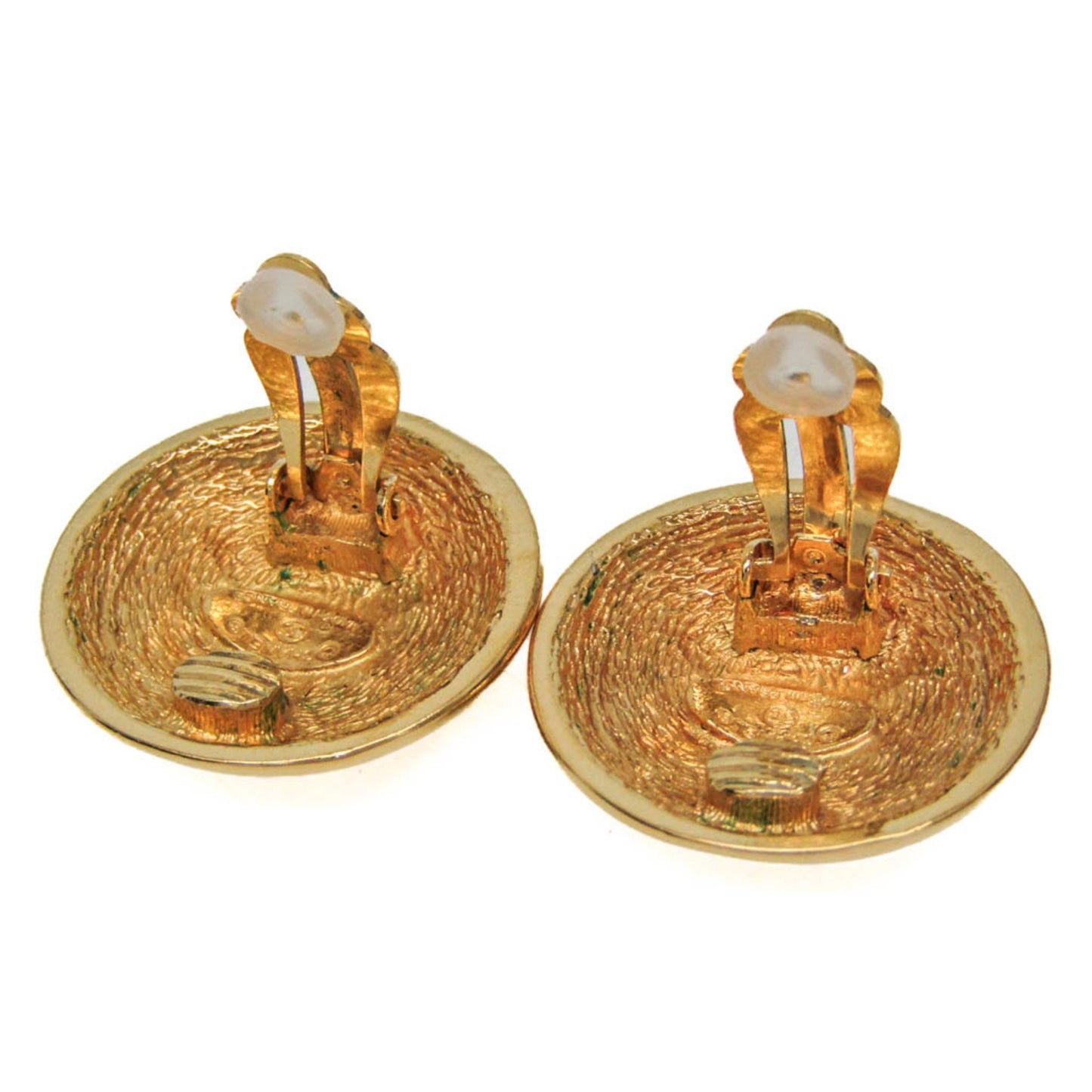 Chanel Gold Gold Plated Coco Mark