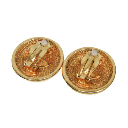 Chanel Gold Gold Plated Coco Mark