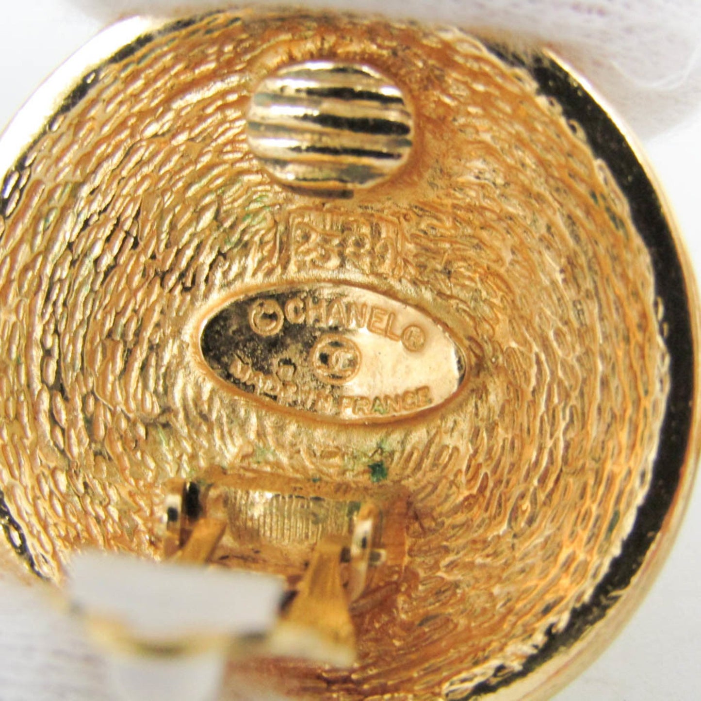 Chanel Gold Gold Plated Coco Mark