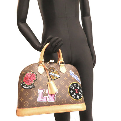 Louis Vuitton Brown Canvas Handbag