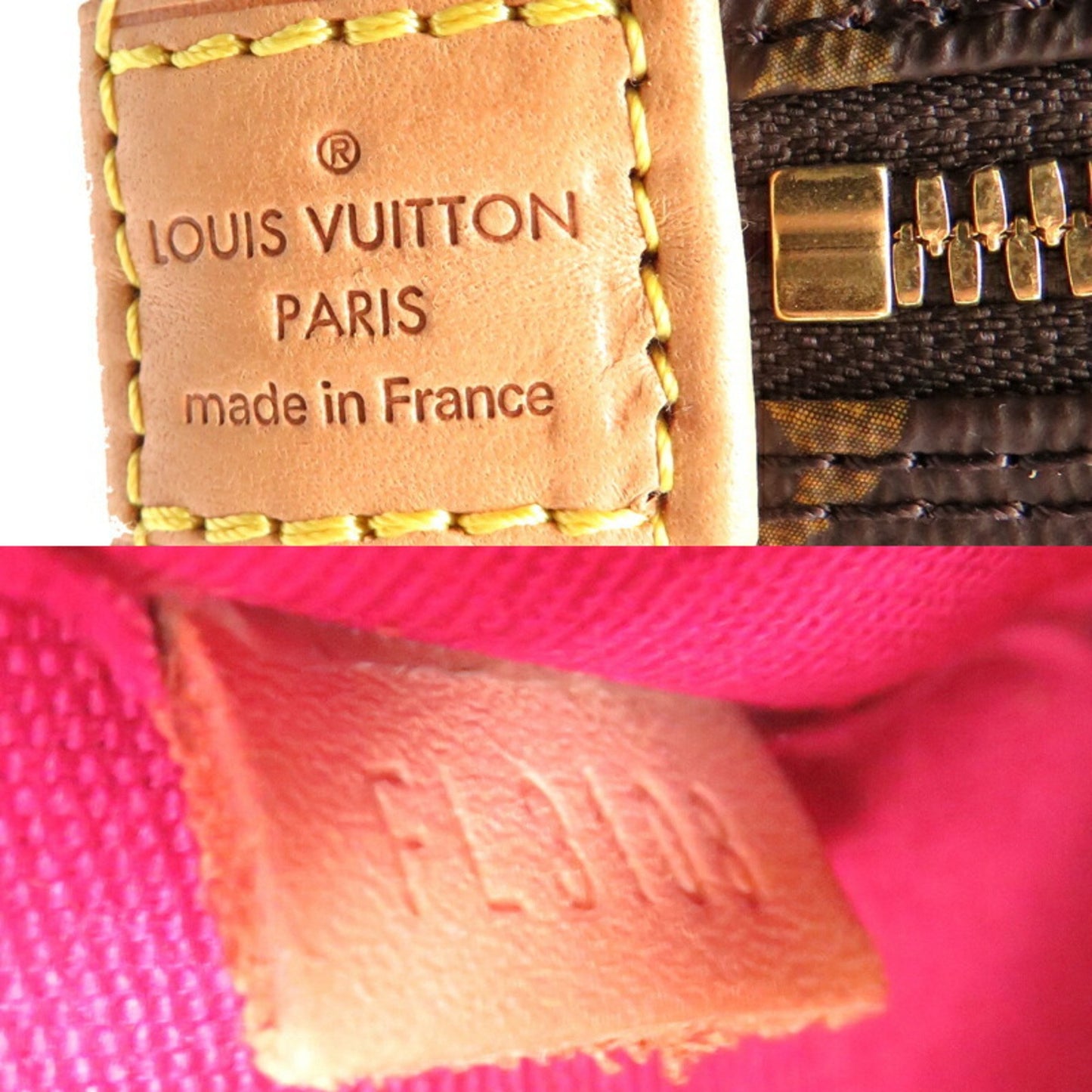 Louis Vuitton Brown Canvas Handbag