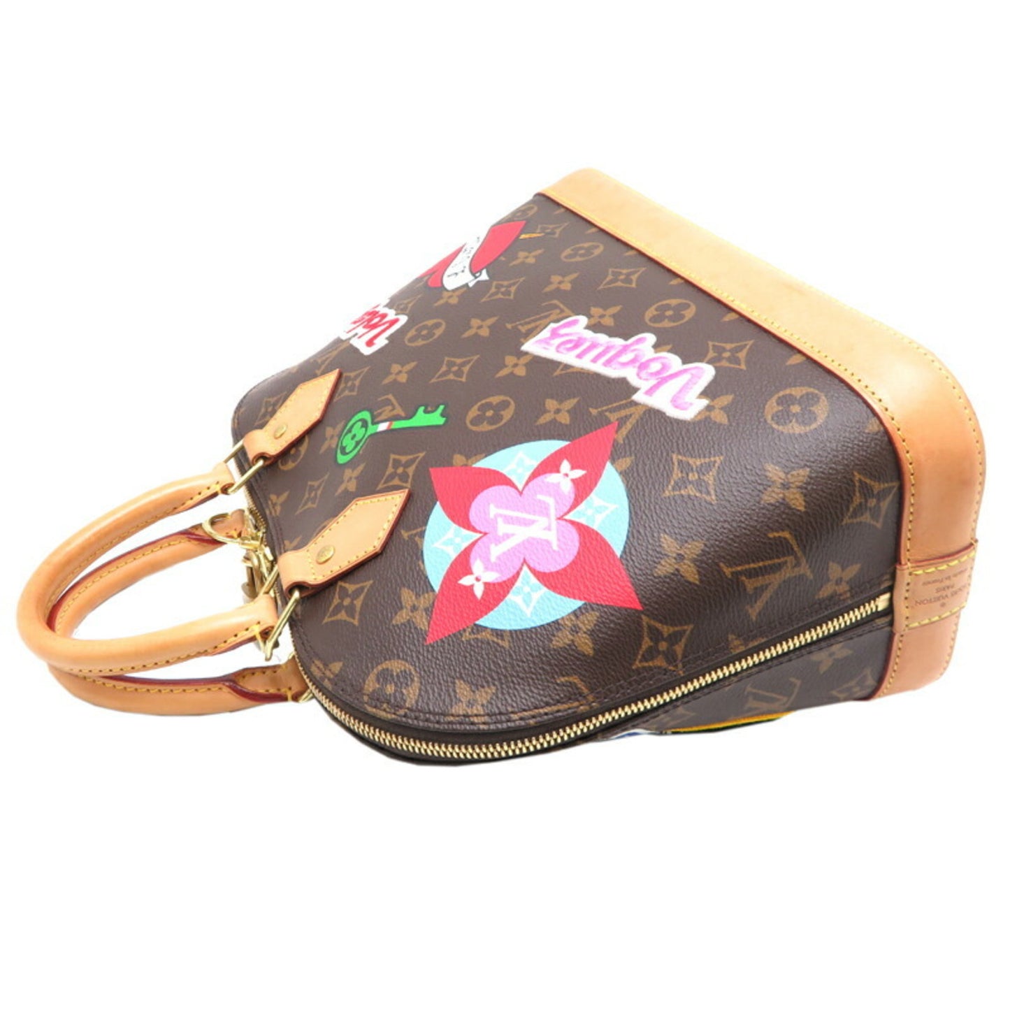 Louis Vuitton Brown Canvas Handbag