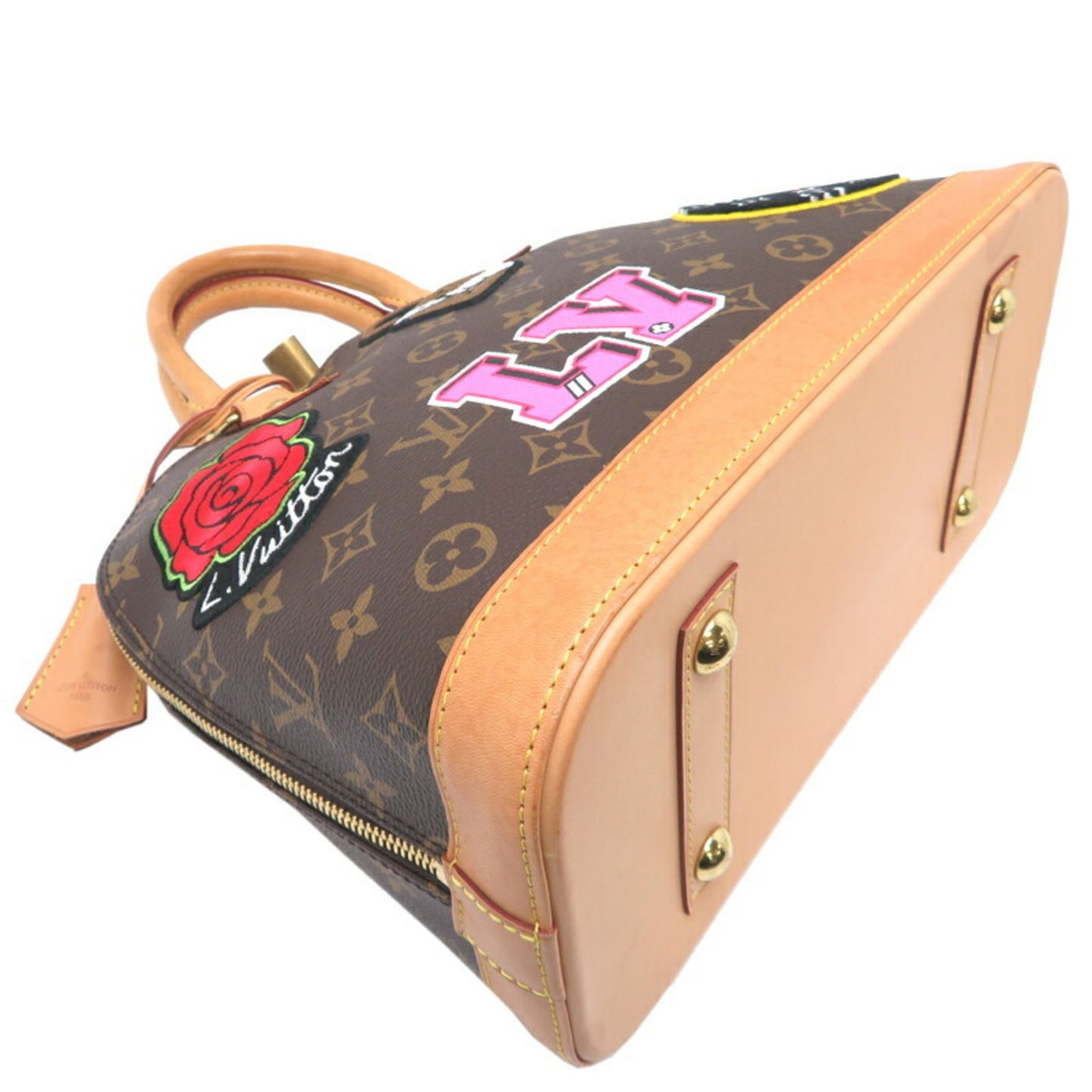 Louis Vuitton Brown Canvas Handbag