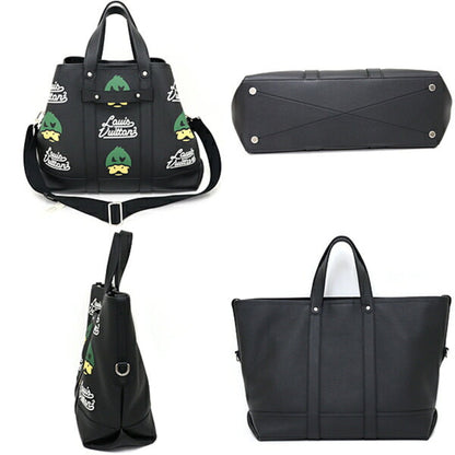 Louis Vuitton Black Leather Handbag