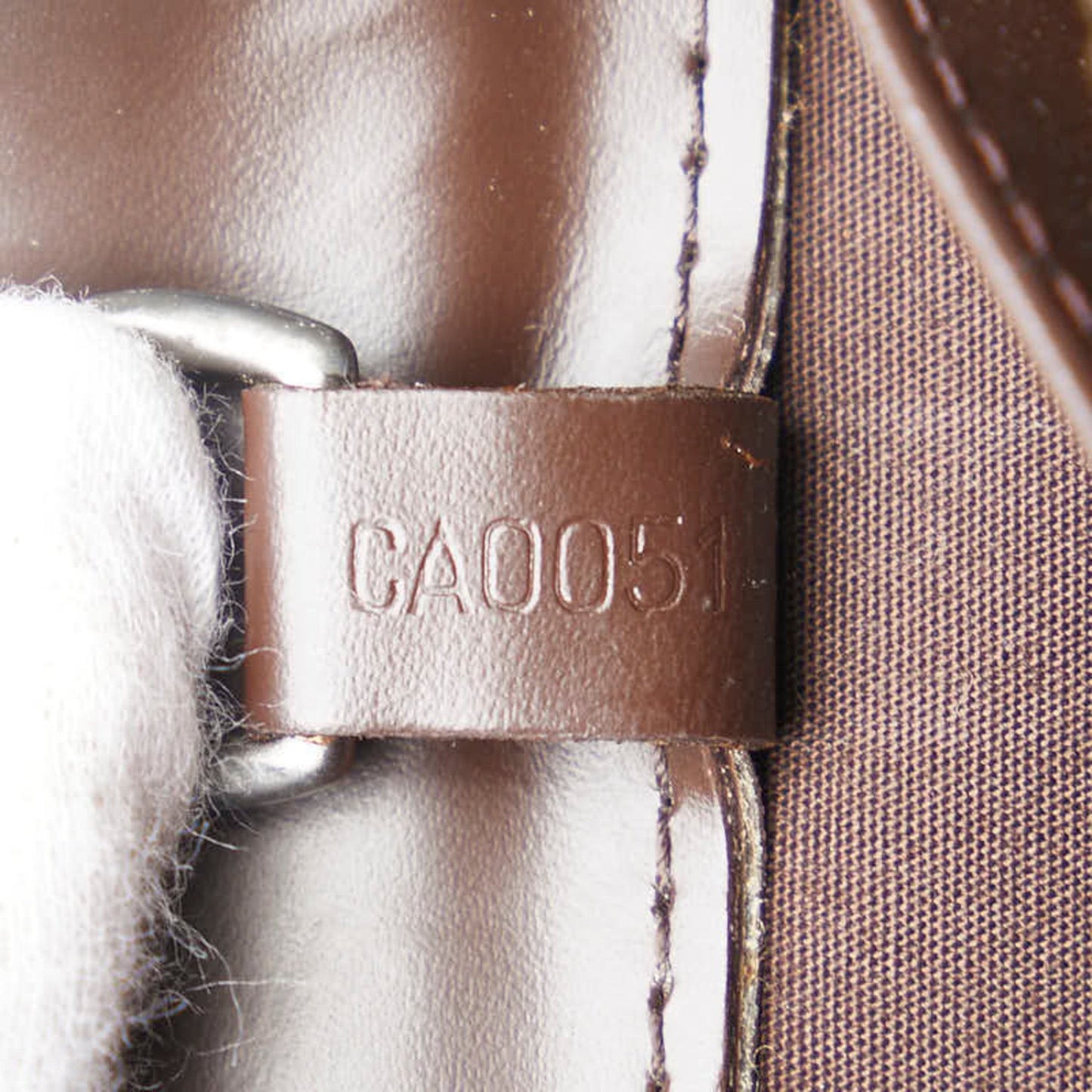 Louis Vuitton Brown Leather Croisette