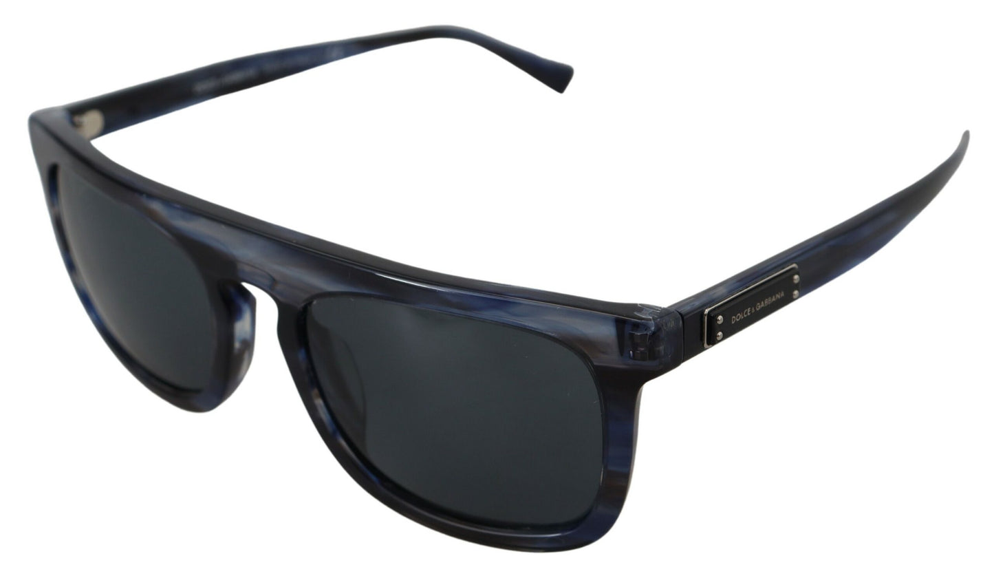 Dolce & Gabbana Elegant Blue Acetate Sunglasses For Women